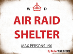 Air Raid Shelter Metal Wall Sign