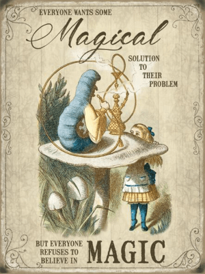 Alice in Wonderland - Magical solution