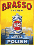 Brasso Metal Wall Sign