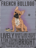 French Bulldog Metal Wall Sign